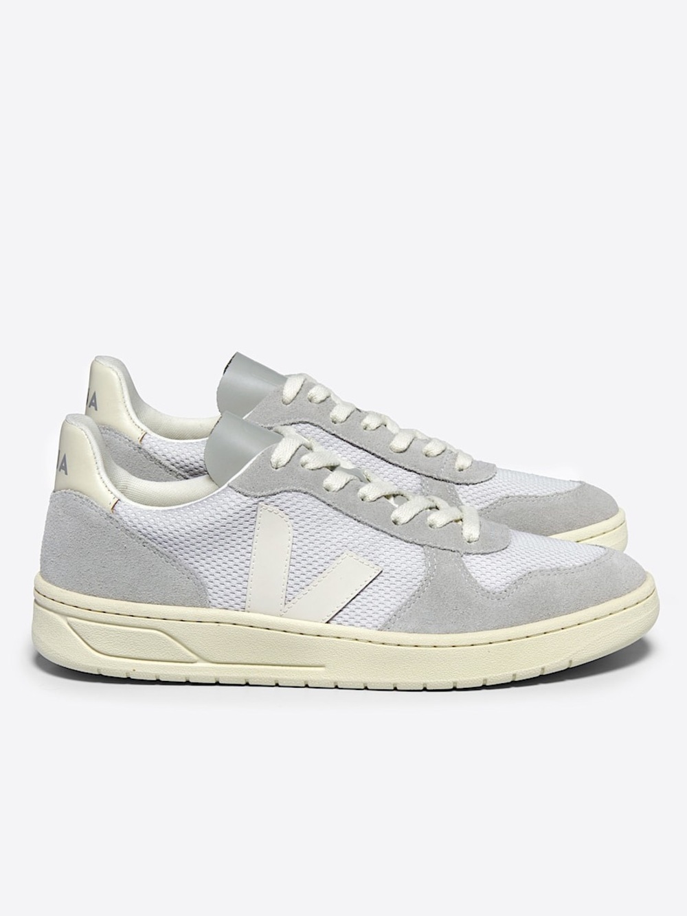 Veja V-10 ALVEOMESH LIGHT GREY PIERRE